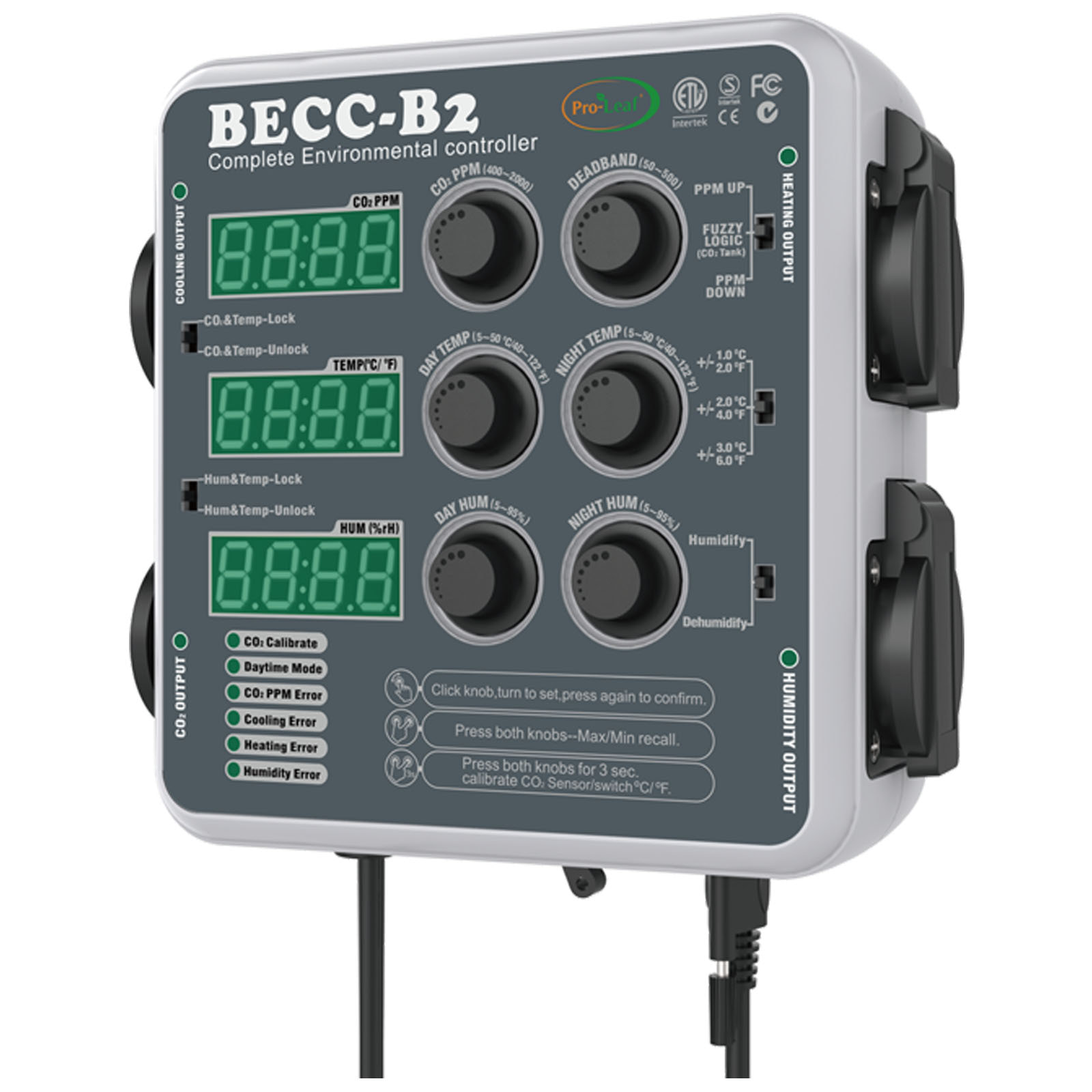 ProLeaf MultiFunction Environmental Controller BECCB2 Green Box